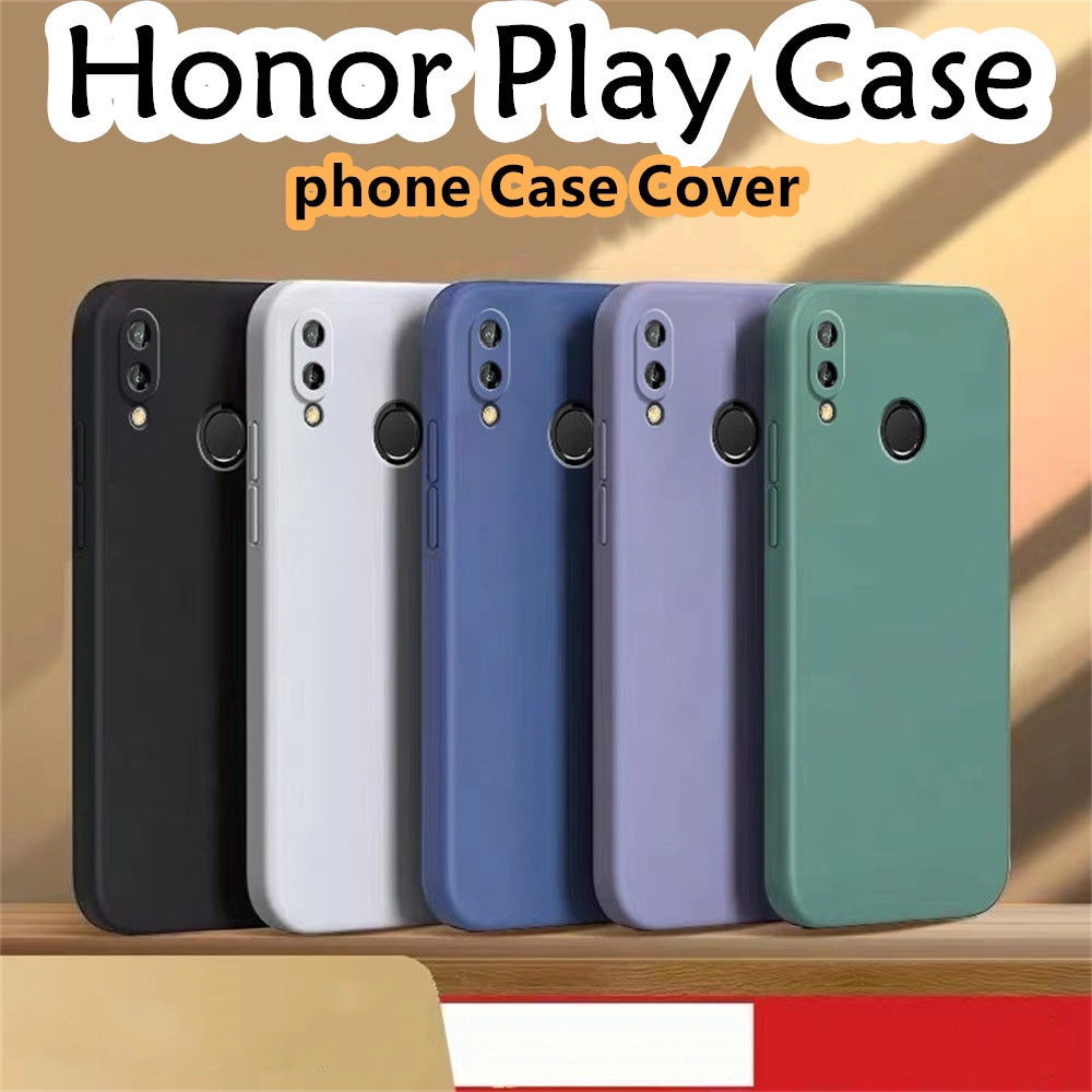 For Honor Play Cover Drop and wear resistant Silicone Full Case Classic Simple Solid Color Phone Case Cover