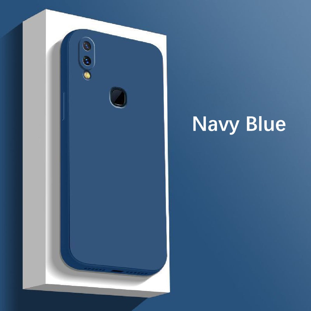 For VIVO Z3i Cover Drop and wear resistant Silicone Full Case Classic Simple Solid Color Phone Case Cover