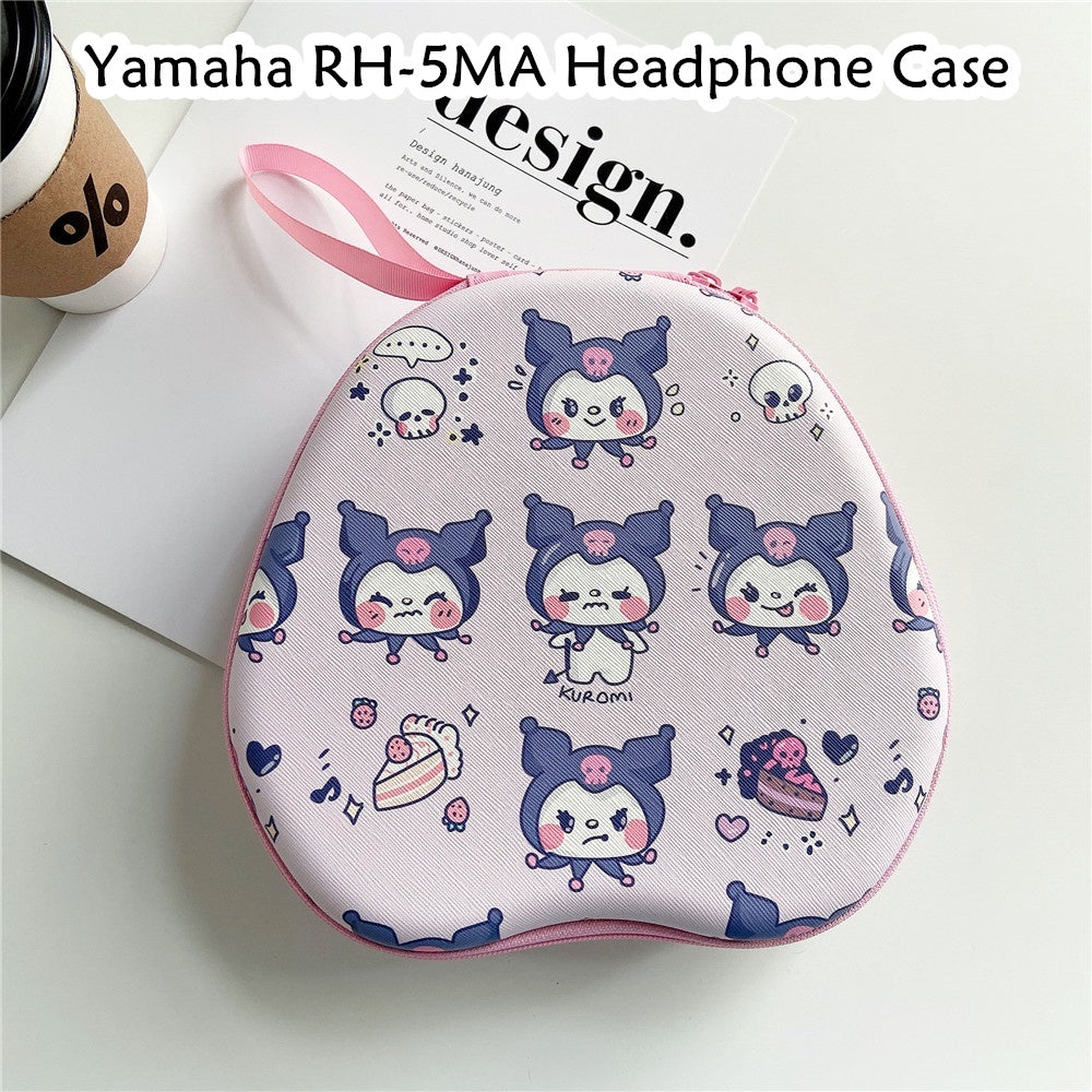 For Yamaha RH-5MA Headphone Case Cartoon Creative Patterns Headset Earpads Storage Bag Casing Box