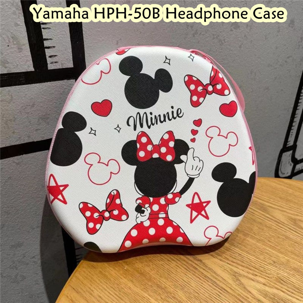 For Yamaha HPH-50B Headphone Case Cartoon Creative Patterns Headset Earpads Storage Bag Casing Box
