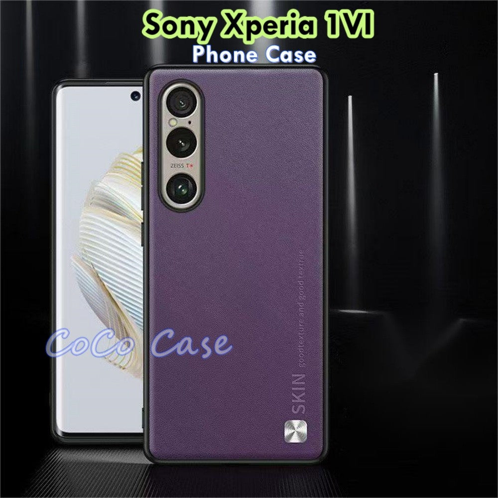 For Sony Xperia 1VI Cover Silicone Professional Full Case Classic Simple Solid Color Phone Case Cover sweatproof
