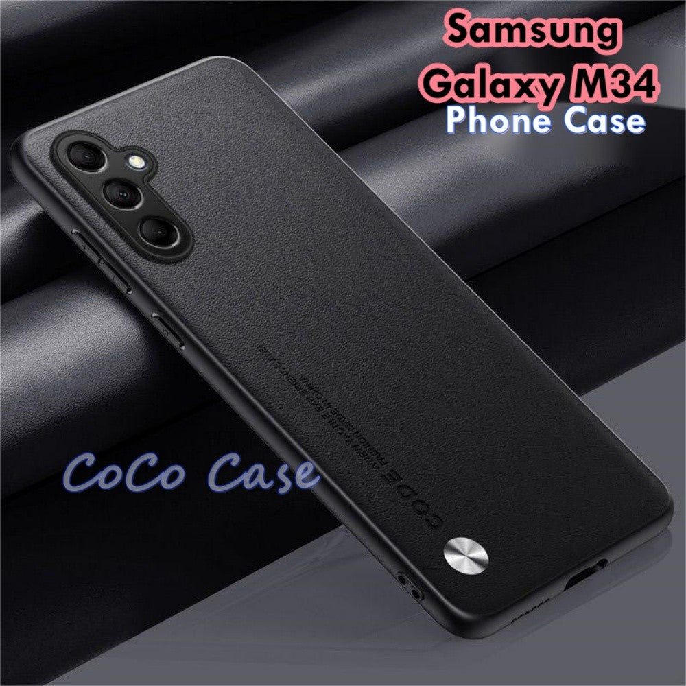 For Samsung Galaxy M34 Cover Silicone Professional Full Case Classic Simple Solid Color Phone Case Cover sweatproof