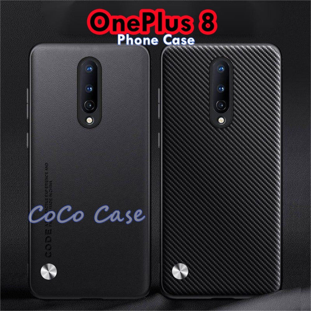 For OnePlus 8 Cover Silicone Professional Full Case Classic Simple Solid Color Phone Case Cover sweatproof