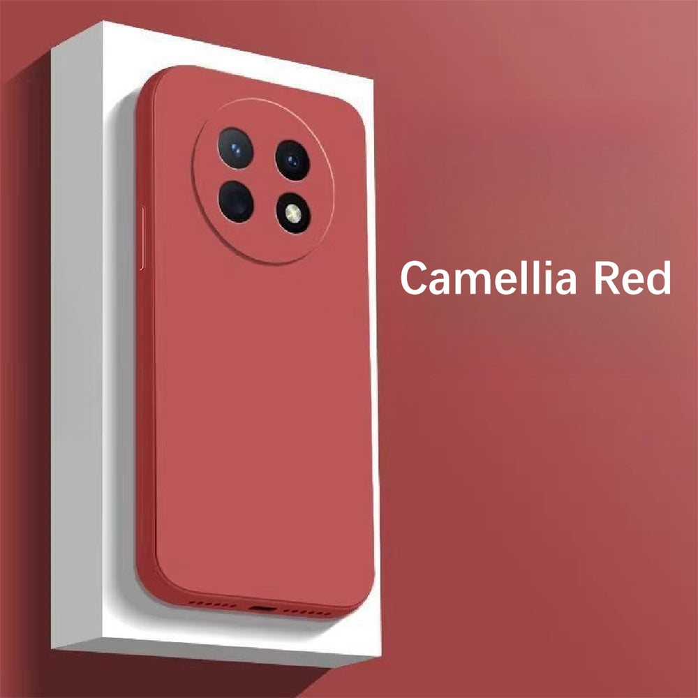 For Huawei Enjoy 60X Cover Drop and wear resistant Silicone Full Case Classic Simple Solid Color Phone Case Cover