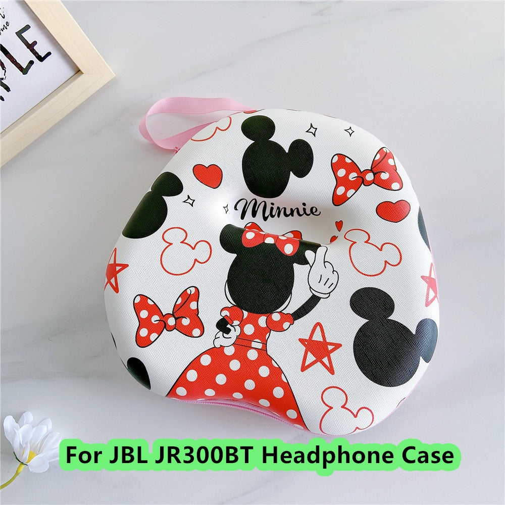 For JBL JR300BT Headphone Case Cartoon Creative Patterns Headset Earpads Storage Bag Casing Box