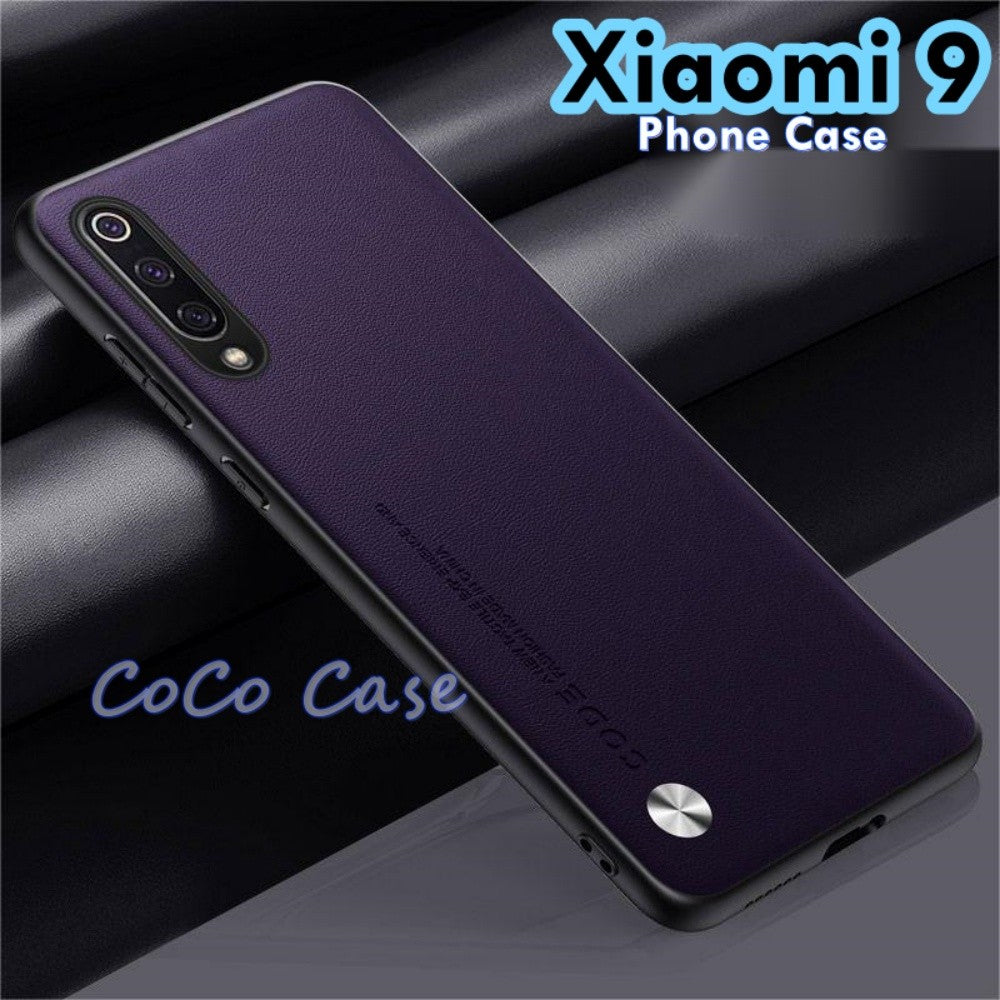 For Xiaomi 9 Cover Silicone Professional Full Case Classic Simple Solid Color Phone Case Cover sweatproof