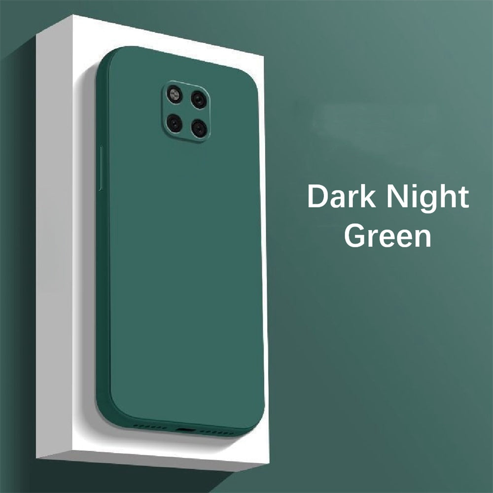 For Huawei Mate 20 Pro Cover Drop and wear resistant Silicone Full Case Classic Simple Solid Color Phone Case Cover