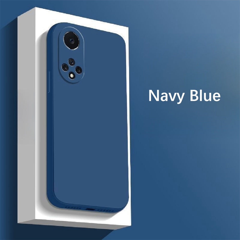 For Huawei Nova 9 Cover Drop and wear resistant Silicone Full Case Classic Simple Solid Color Phone Case Cover