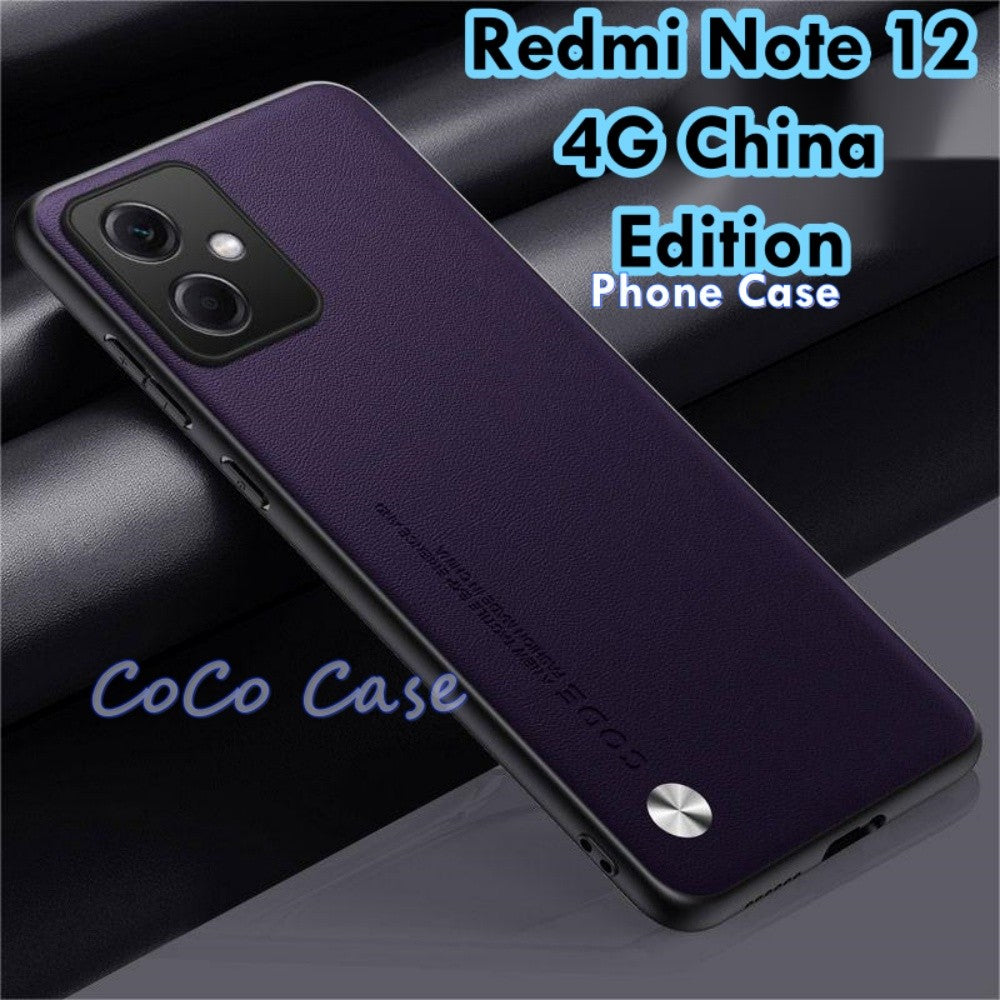 For Redmi Note 12 4G China Edition Cover Silicone Professional Full Case Classic Simple Solid Color Phone Case Cover sweatproof