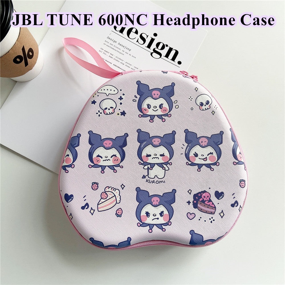 For JBL TUNE 600NC Headphone Case Cartoon Creative Patterns Headset Earpads Storage Bag Casing Box