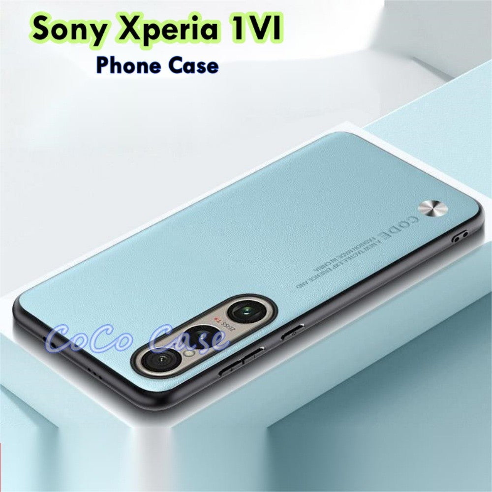 For Sony Xperia 1VI Cover Silicone Professional Full Case Classic Simple Solid Color Phone Case Cover sweatproof