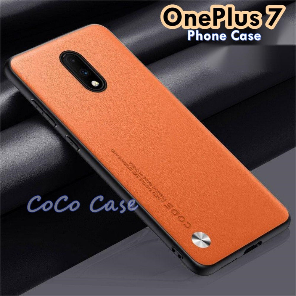 For OnePlus 7 Cover Silicone Professional Full Case Classic Simple Solid Color Phone Case Cover sweatproof