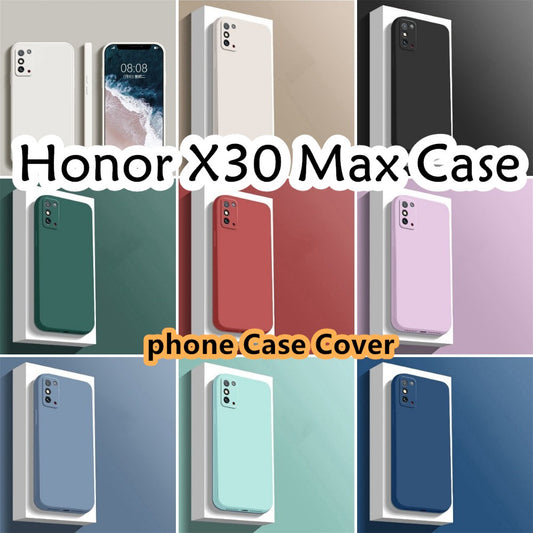 For Honor X30 Max Cover Drop and wear resistant Silicone Full Case Classic Simple Solid Color Phone Case Cover