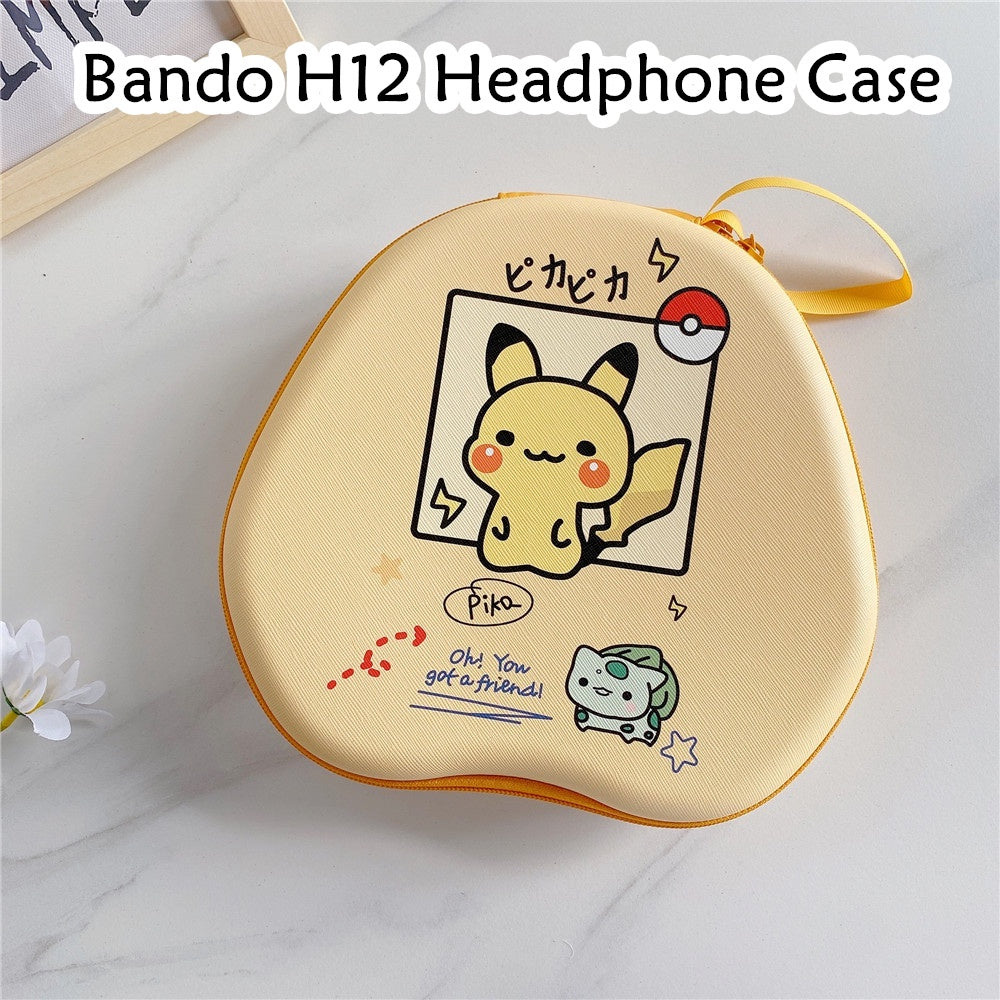 For Bando H12 Headphone Case Cartoon Creative Patterns Headset Earpads Storage Bag Casing Box