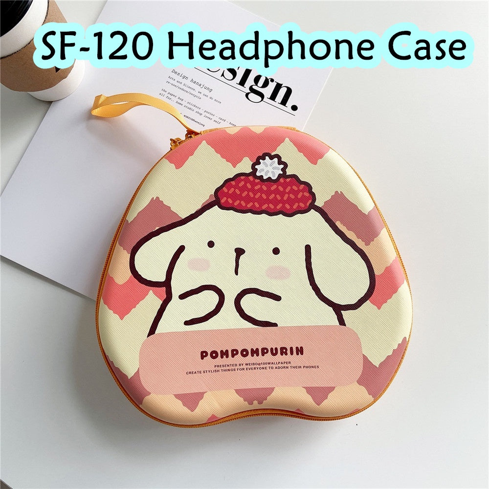 For SF-120 Headphone Case Cartoon Creative Patterns Headset Earpads Storage Bag Casing Box