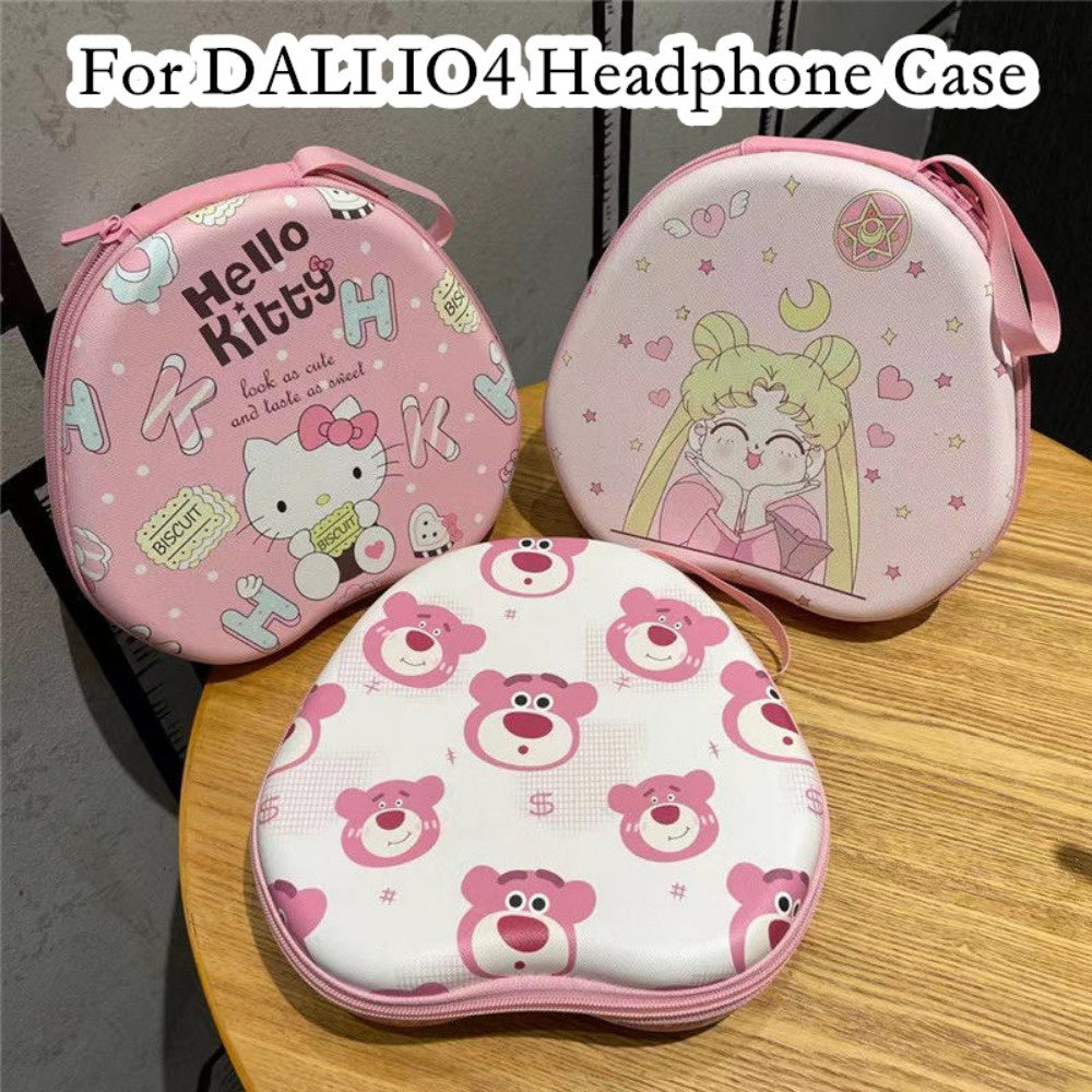 For DALI IO4 Headphone Case Cartoon Creative Patterns Headset Earpads Storage Bag Casing Box