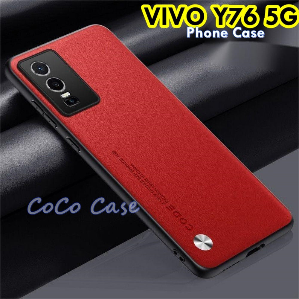 For VIVO Y76 5G Cover Silicone Professional Full Case Classic Simple Solid Color Phone Case Cover sweatproof