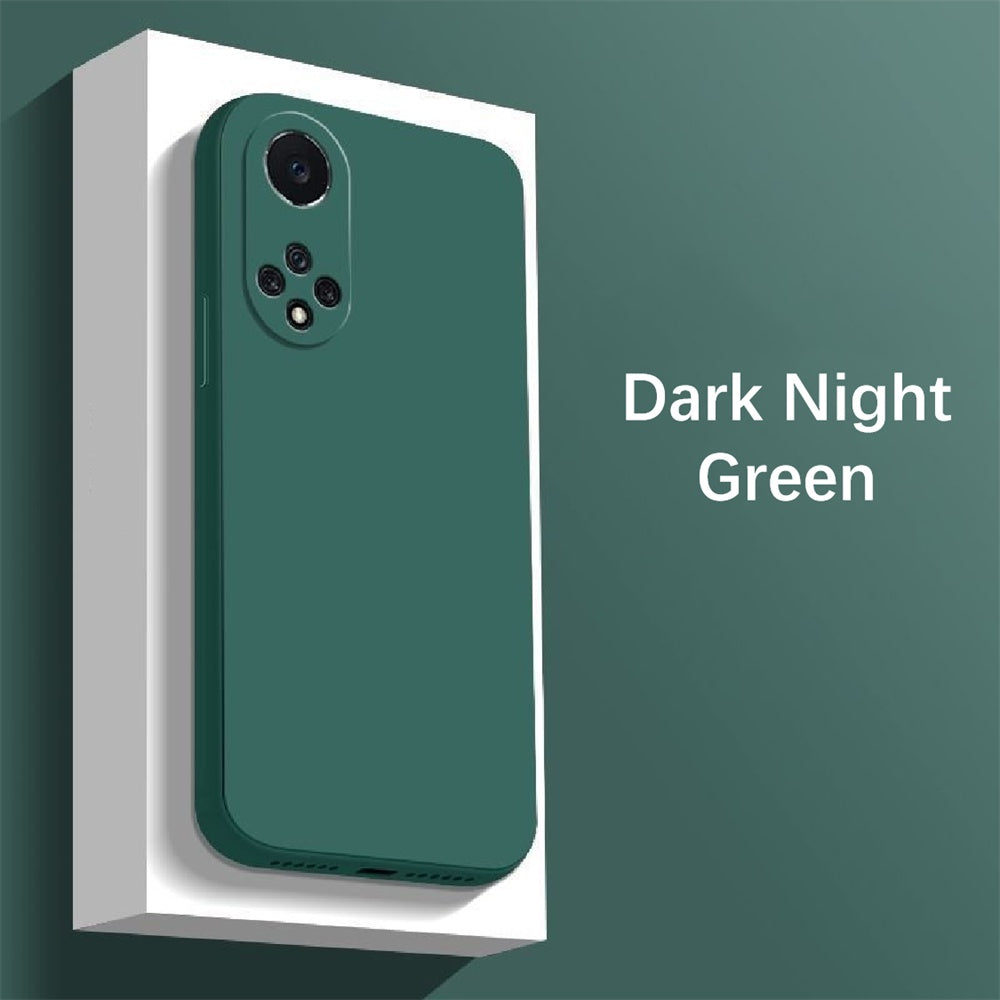For Honor X7 Cover Drop and wear resistant Silicone Full Case Classic Simple Solid Color Phone Case Cover