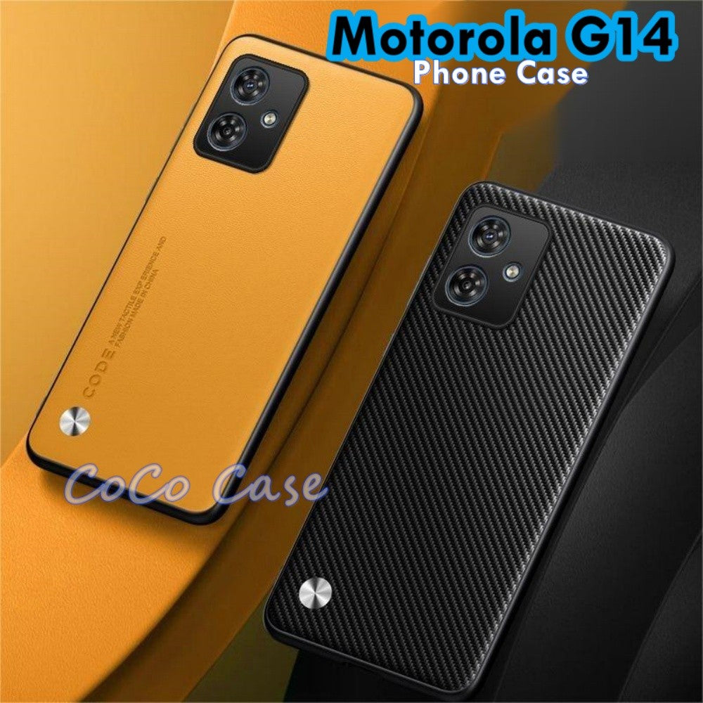 For Motorola G14 Cover Silicone Professional Full Case Classic Simple Solid Color Phone Case Cover sweatproof