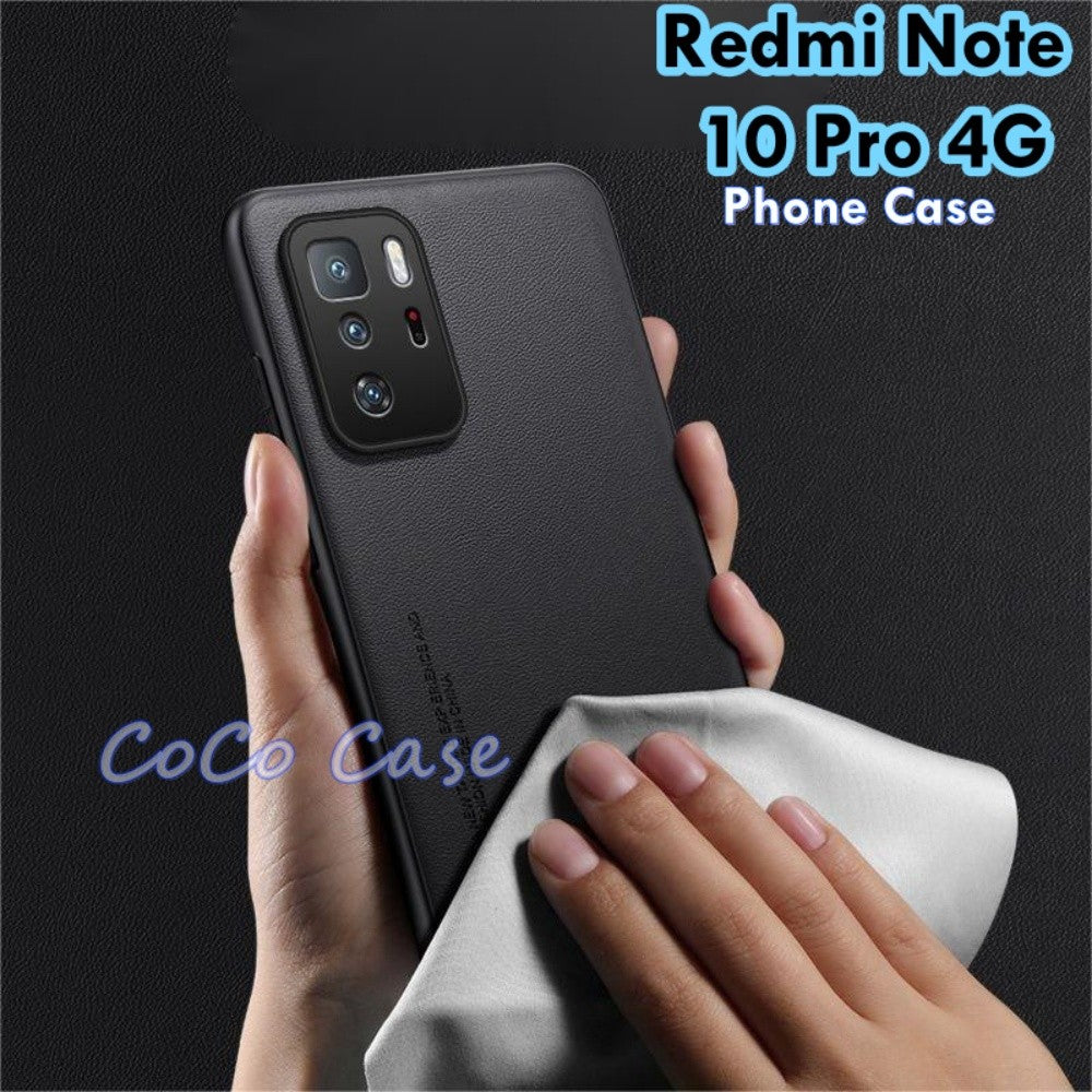 For Redmi Note 10 Pro 4G Cover Silicone Professional Full Case Classic Simple Solid Color Phone Case Cover sweatproof