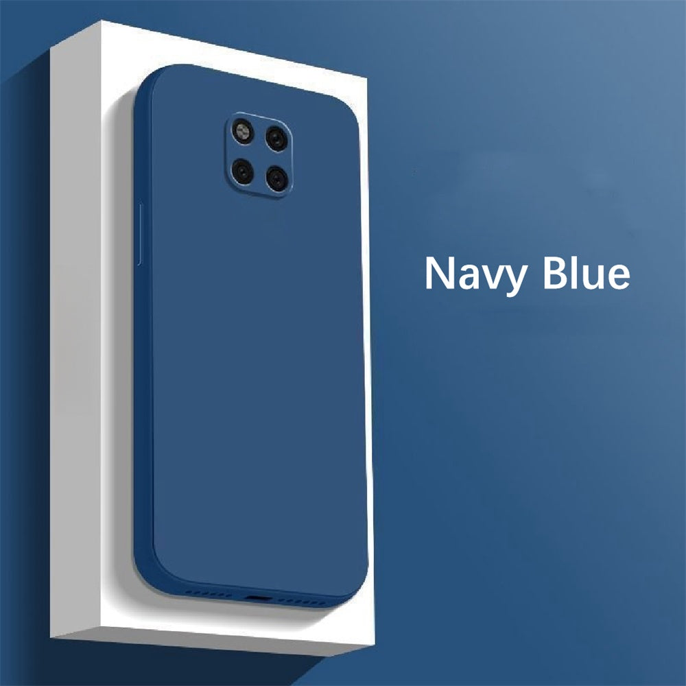 For Huawei Mate 20 Pro Cover Drop and wear resistant Silicone Full Case Classic Simple Solid Color Phone Case Cover