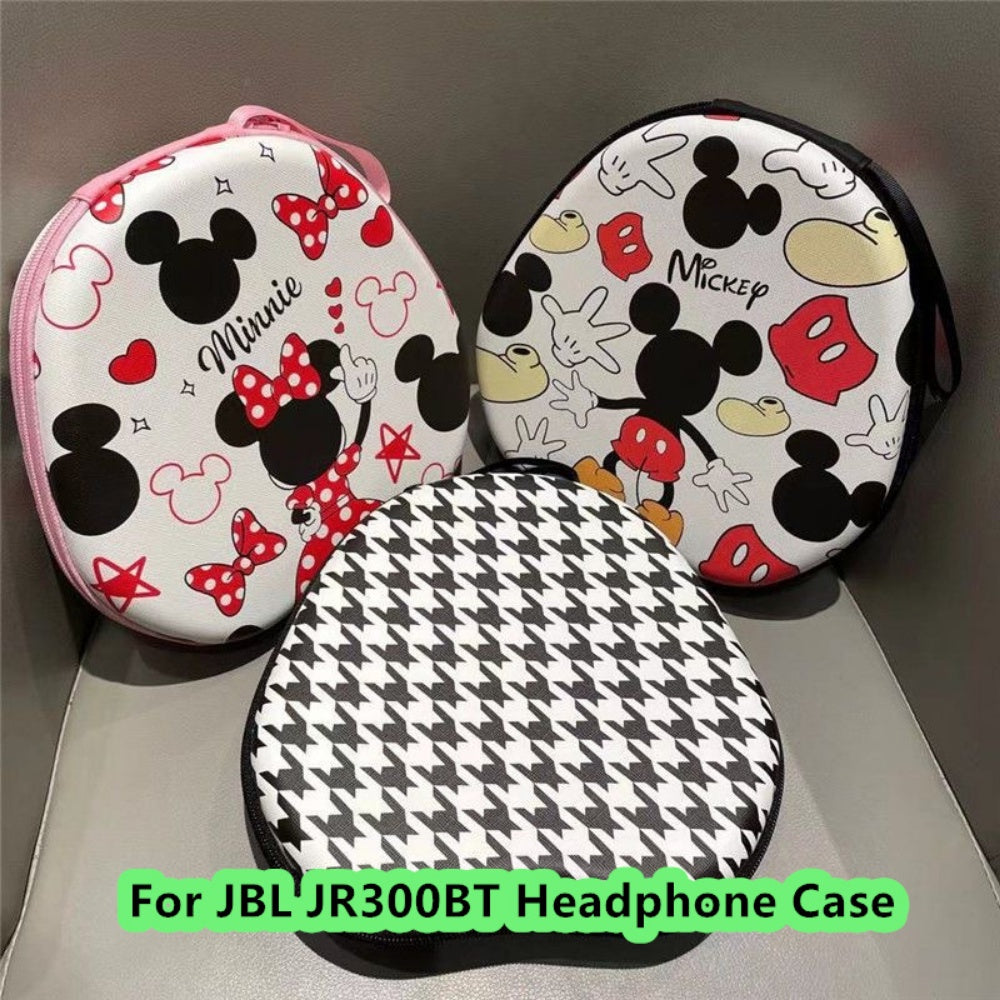 For JBL JR300BT Headphone Case Cartoon Creative Patterns Headset Earpads Storage Bag Casing Box