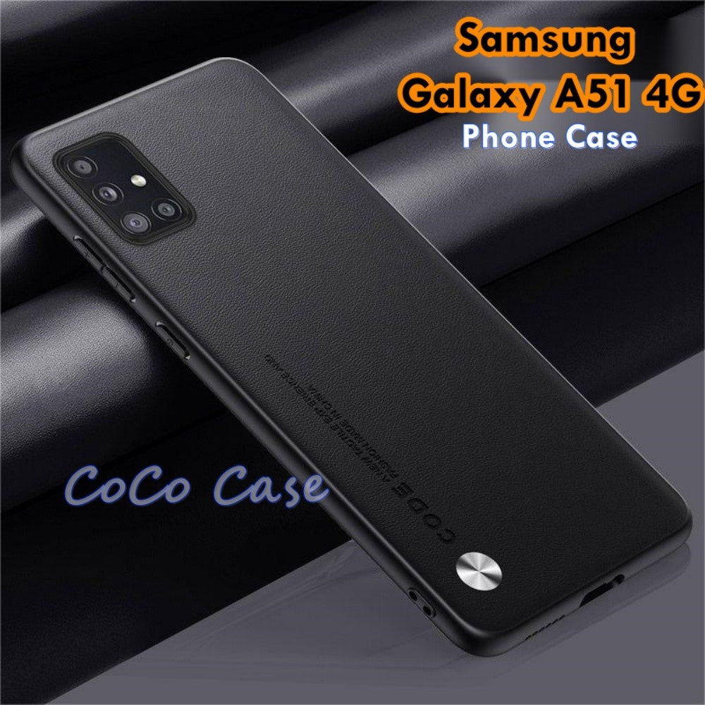 For Samsung Galaxy A51 4G Cover Silicone Professional Full Case Classic Simple Solid Color Phone Case Cover sweatproof