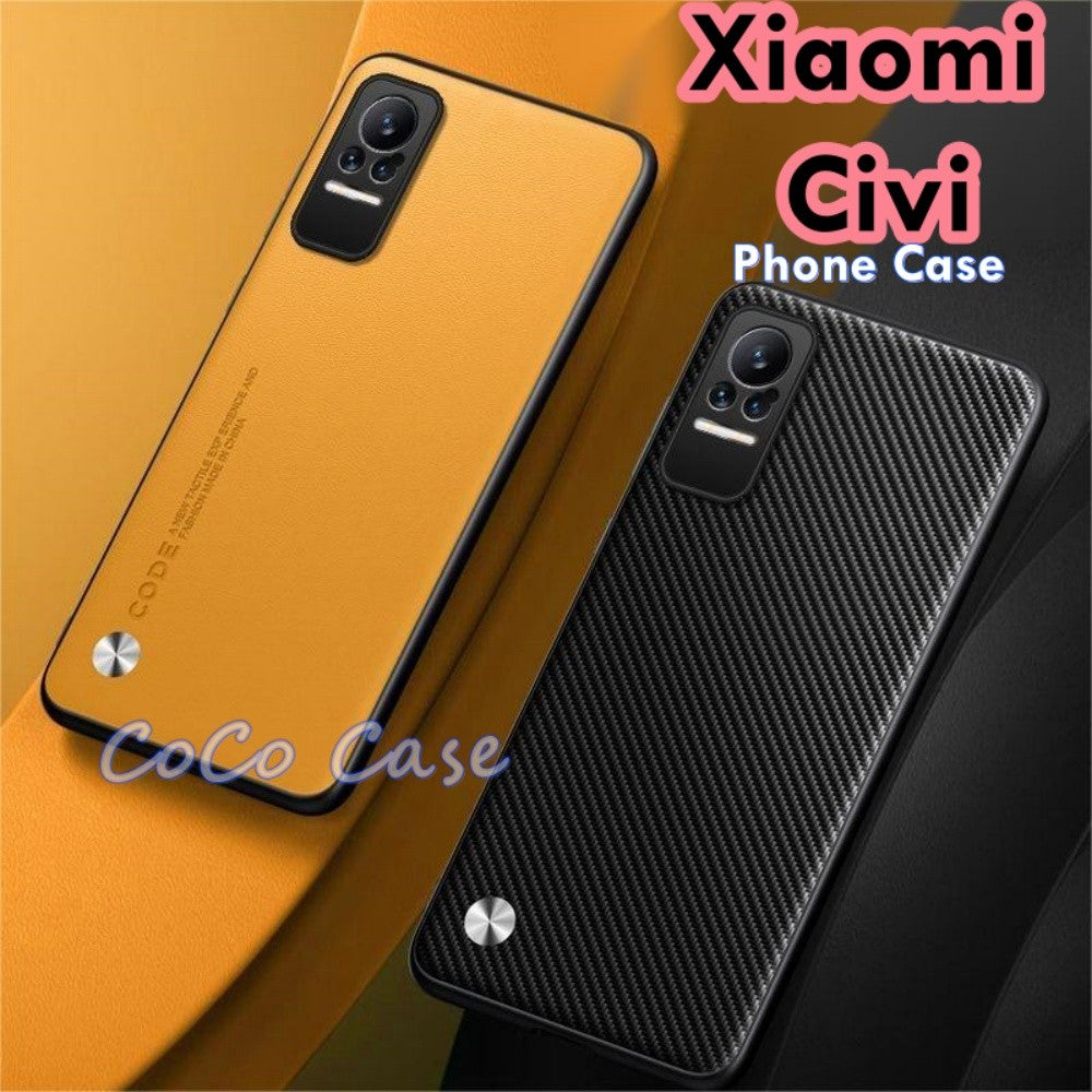 For Xiaomi Civi Cover Silicone Professional Full Case Classic Simple Solid Color Phone Case Cover sweatproof