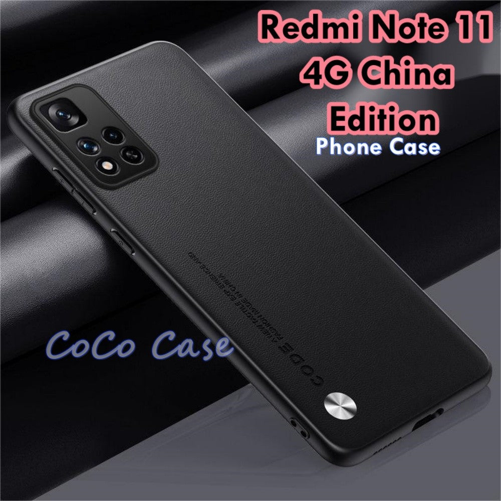 For Redmi Note 11 4G China Edition Cover Silicone Professional Full Case Classic Simple Solid Color Phone Case Cover sweatproof