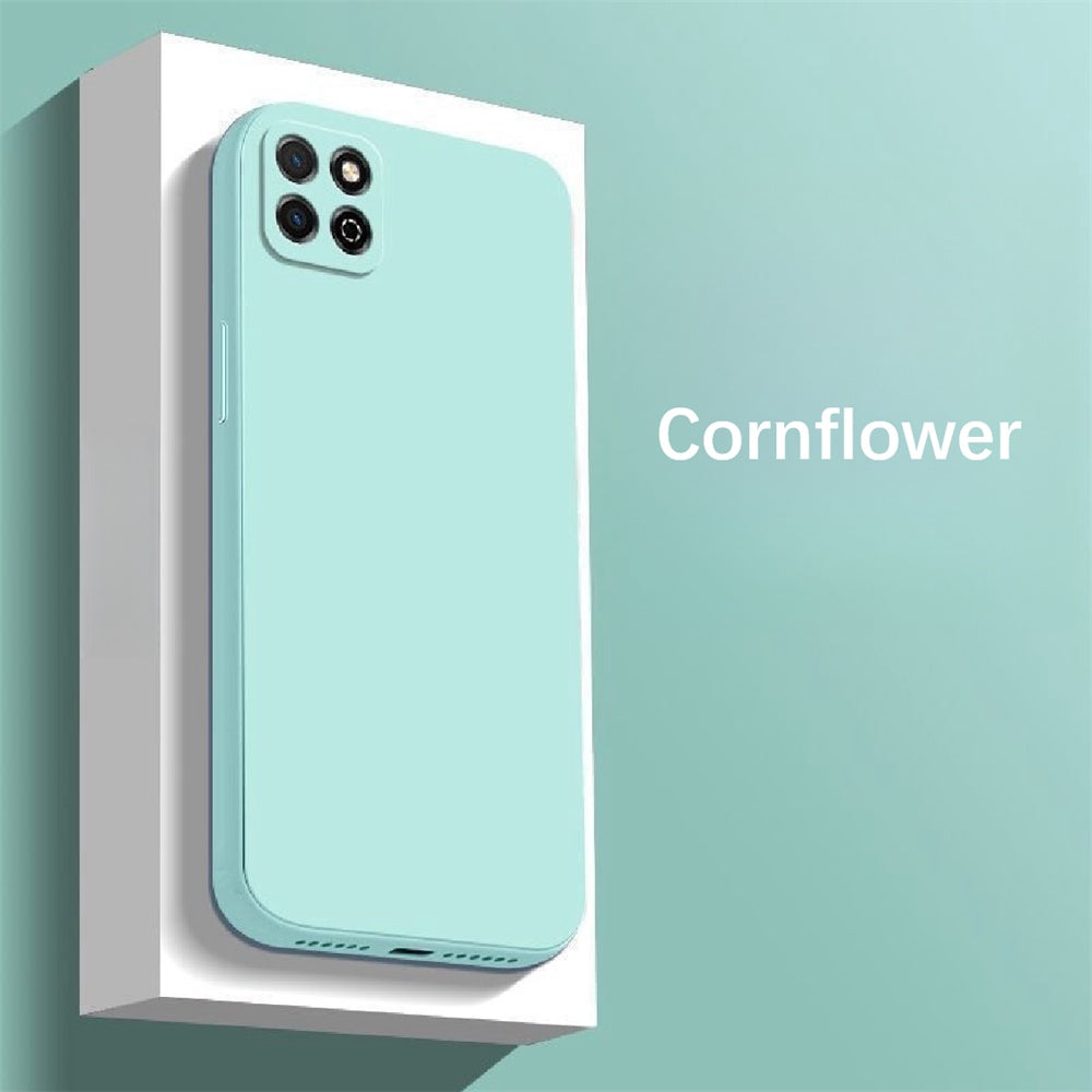 For Huawei Play 20 Cover Drop and wear resistant Silicone Full Case Classic Simple Solid Color Phone Case Cover