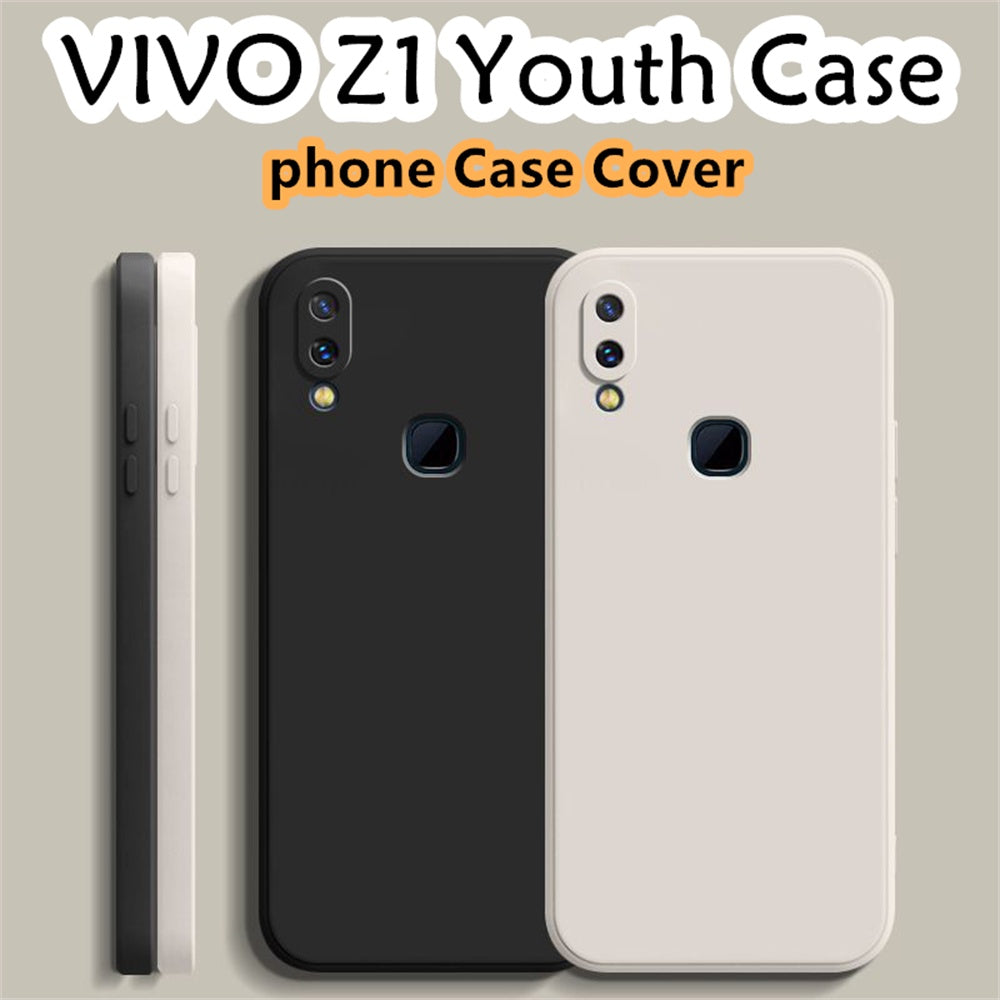 For VIVO Z1 Youth Cover Drop and wear resistant Silicone Full Case Classic Simple Solid Color Phone Case Cover