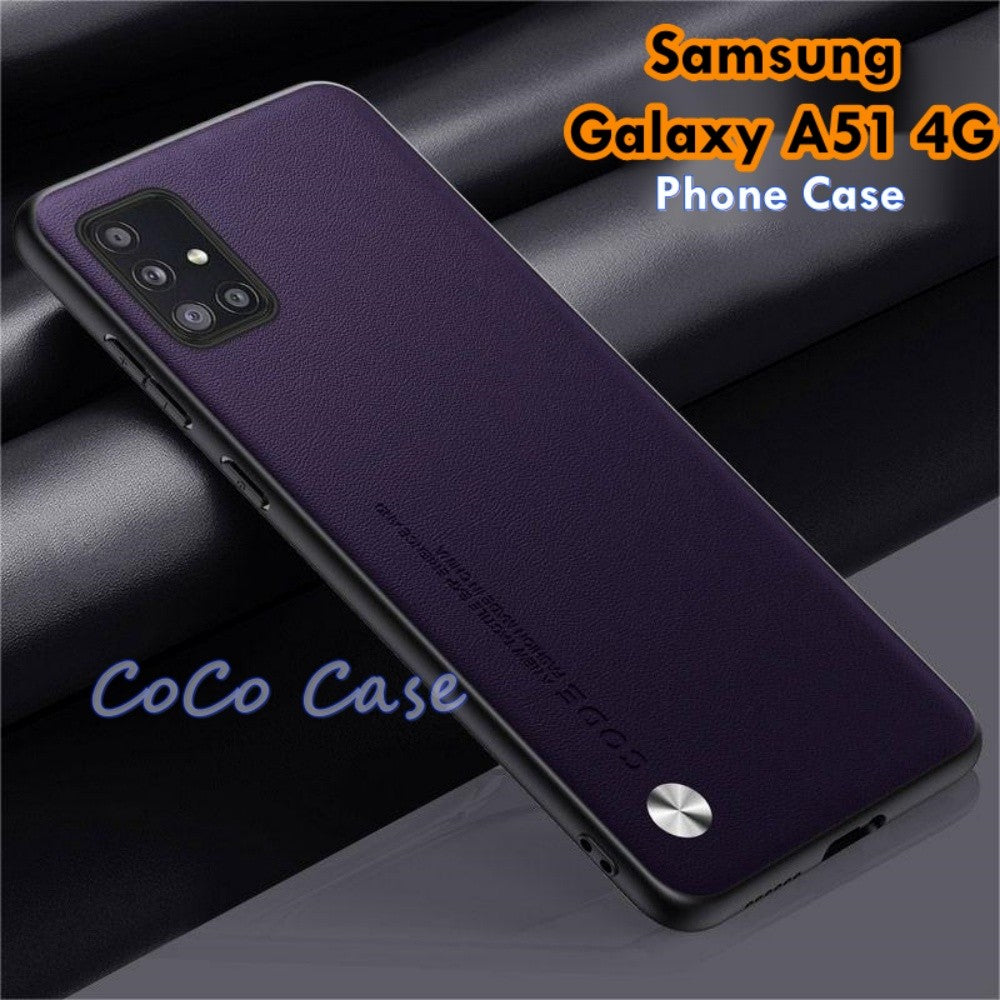 For Samsung Galaxy A51 4G Cover Silicone Professional Full Case Classic Simple Solid Color Phone Case Cover sweatproof