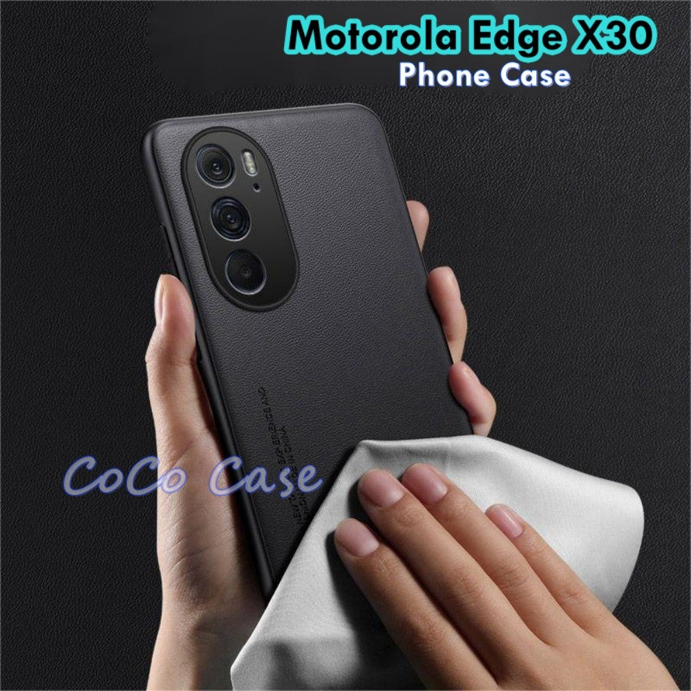 For Motorola Edge X30 Cover Silicone Professional Full Case Classic Simple Solid Color Phone Case Cover sweatproof
