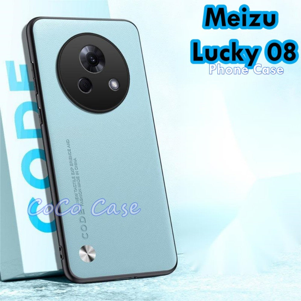 For Meizu Lucky 08 Cover Silicone Professional Full Case Classic Simple Solid Color Phone Case Cover sweatproof