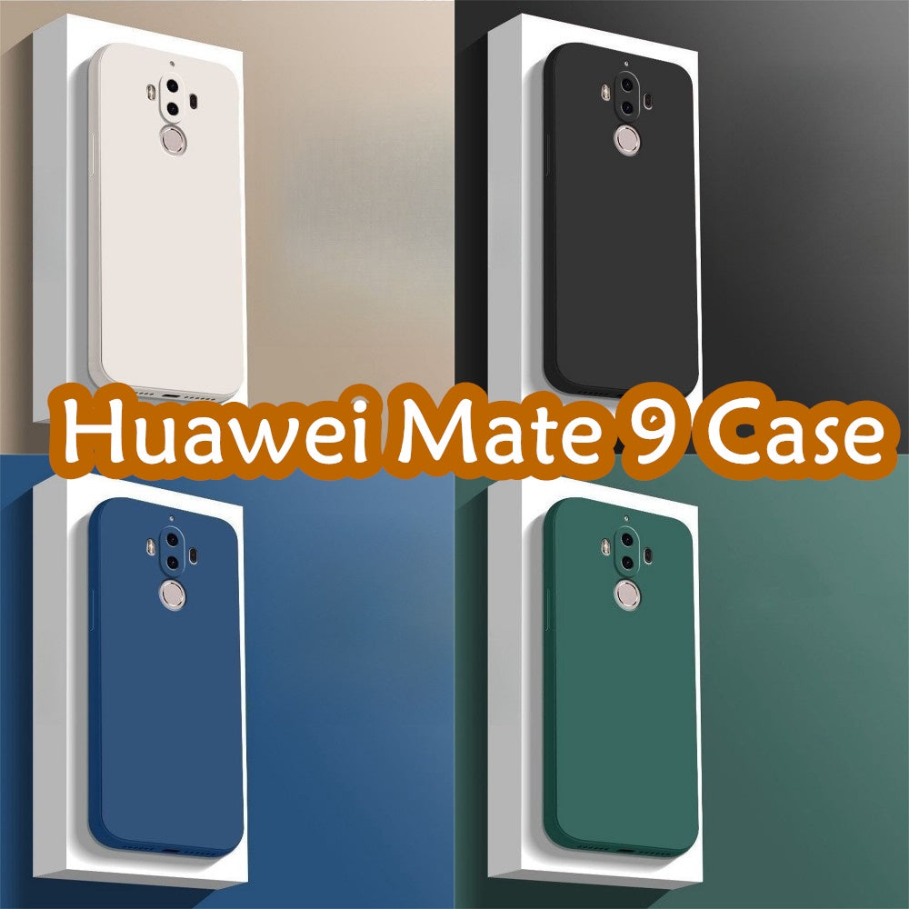 For Huawei Mate 9 Cover Drop and wear resistant Silicone Full Case Classic Simple Solid Color Phone Case Cover