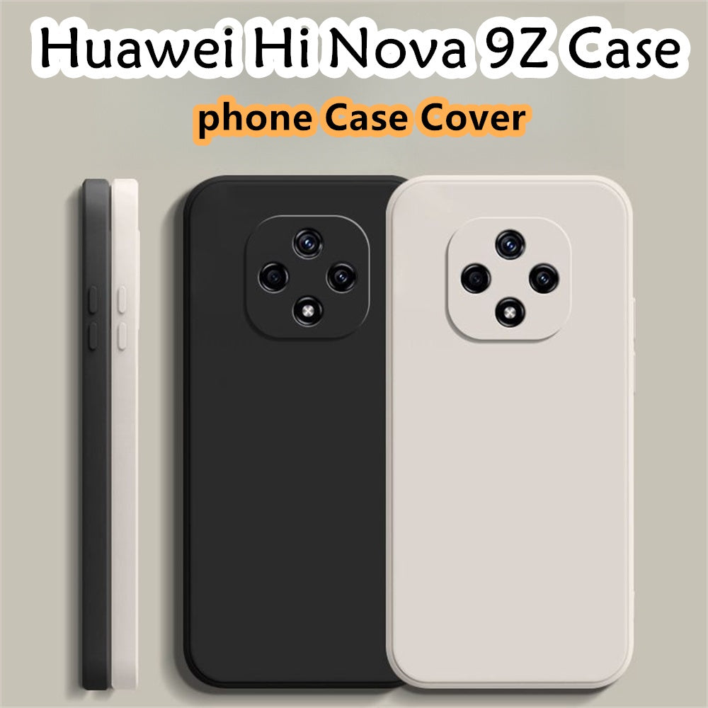 For Huawei Hi Nova 9Z Cover Drop and wear resistant Silicone Full Case Classic Simple Solid Color Phone Case Cover