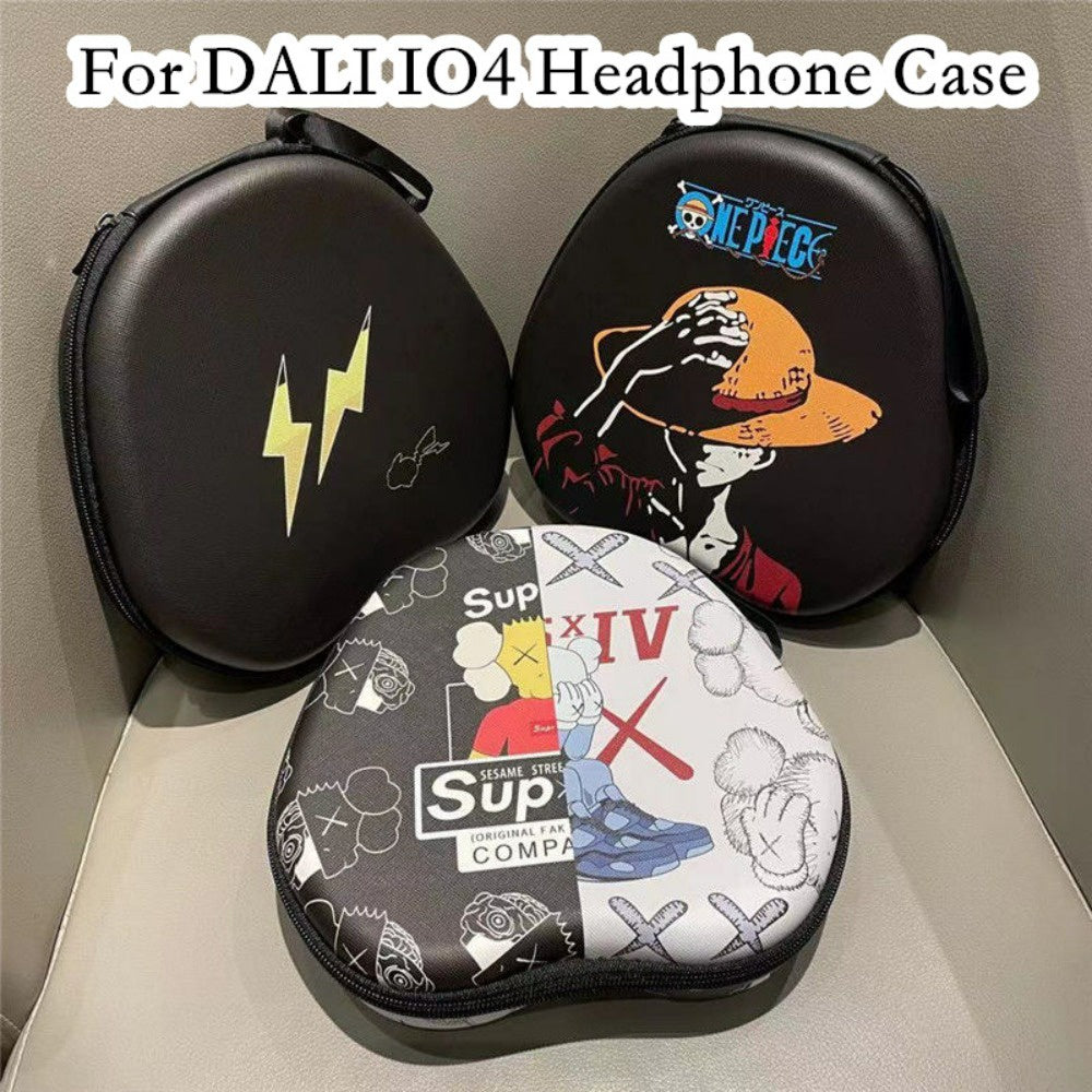 For DALI IO4 Headphone Case Cartoon Creative Patterns Headset Earpads Storage Bag Casing Box