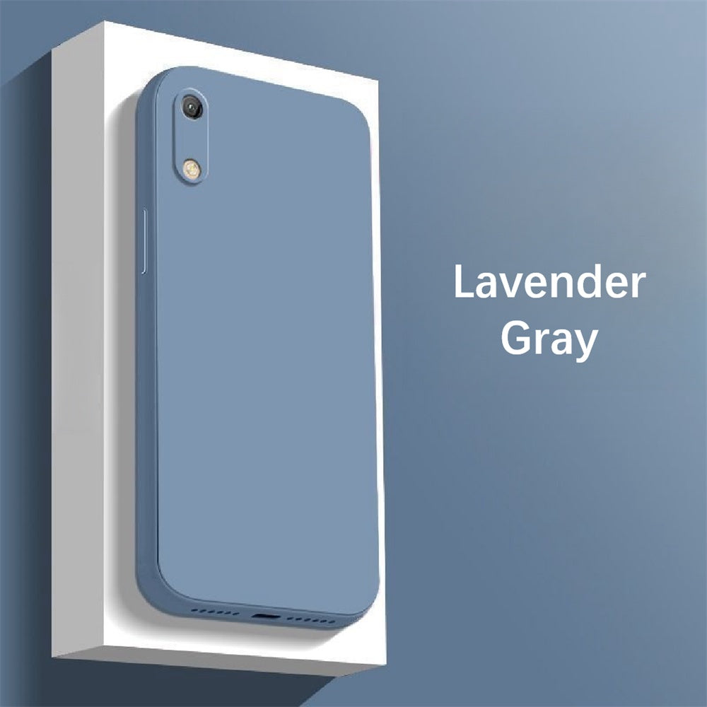 For Huawei Play 8A Cover Drop and wear resistant Silicone Full Case Classic Simple Solid Color Phone Case Cover