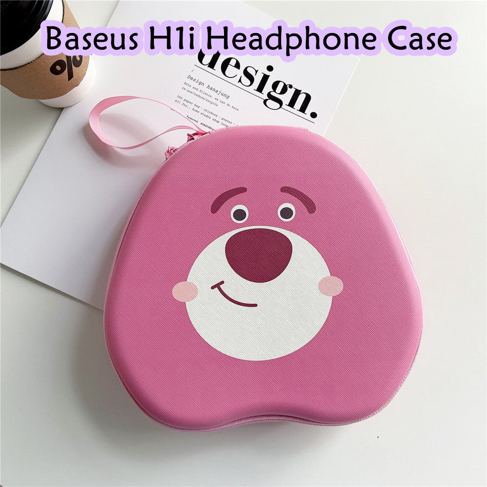 For Baseus H1i Headphone Case Cartoon Creative Patterns Headset Earpads Storage Bag Casing Box