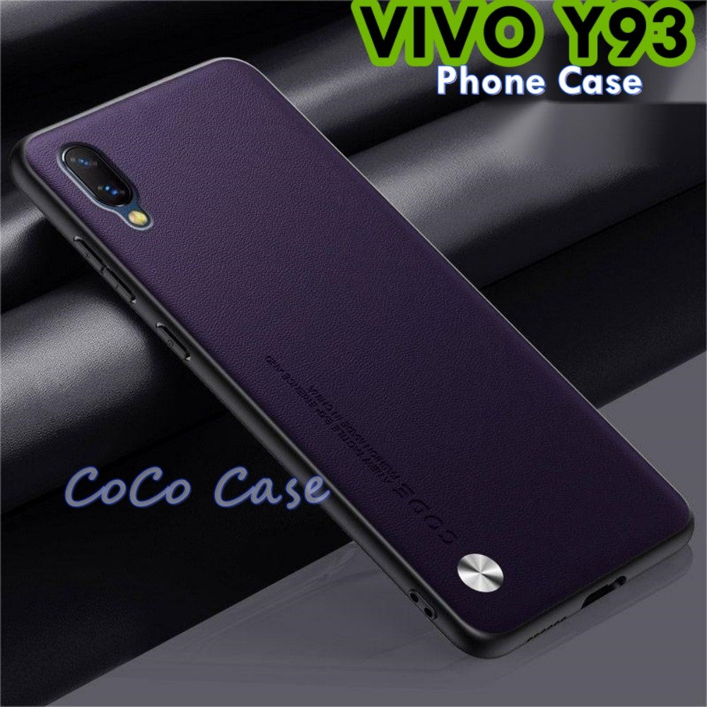For VIVO Y93 Cover Silicone Professional Full Case Classic Simple Solid Color Phone Case Cover sweatproof