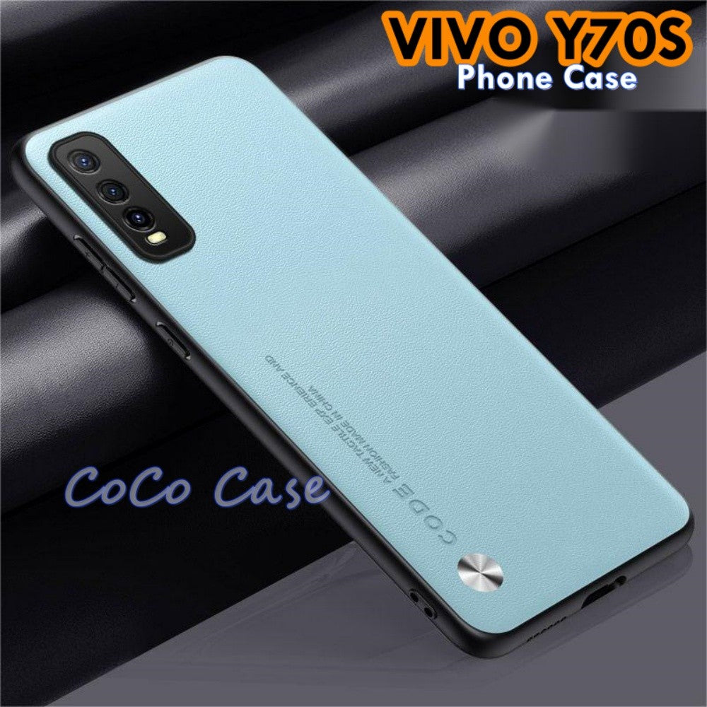 For VIVO Y70S Cover Silicone Professional Full Case Classic Simple Solid Color Phone Case Cover sweatproof