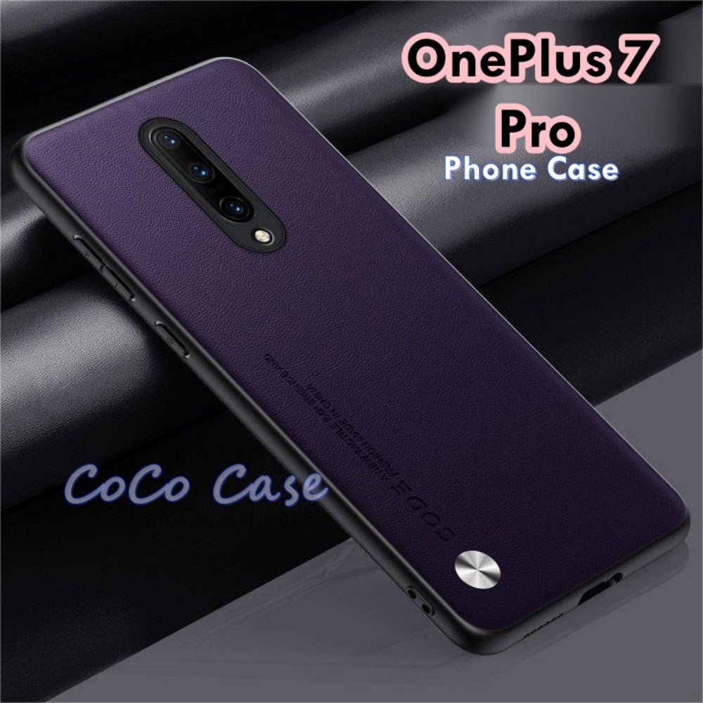 For OnePlus 7 Pro Cover Silicone Professional Full Case Classic Simple Solid Color Phone Case Cover sweatproof