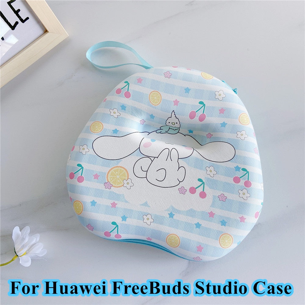 For Huawei FreeBuds Studio Headphone Case Cartoon Creative Patterns Headset Earpads Storage Bag Casing Box