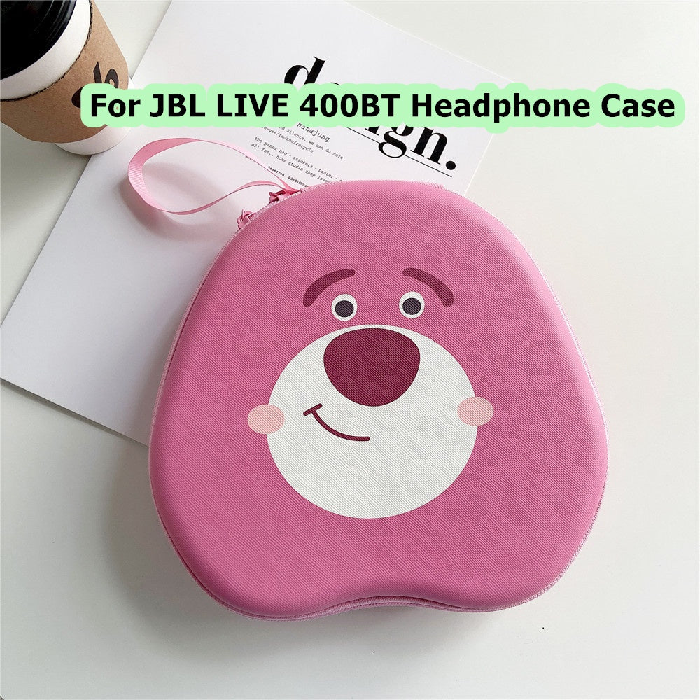 For JBL LIVE 400BT Headphone Case Cartoon Creative Patterns Headset Earpads Storage Bag Casing Box