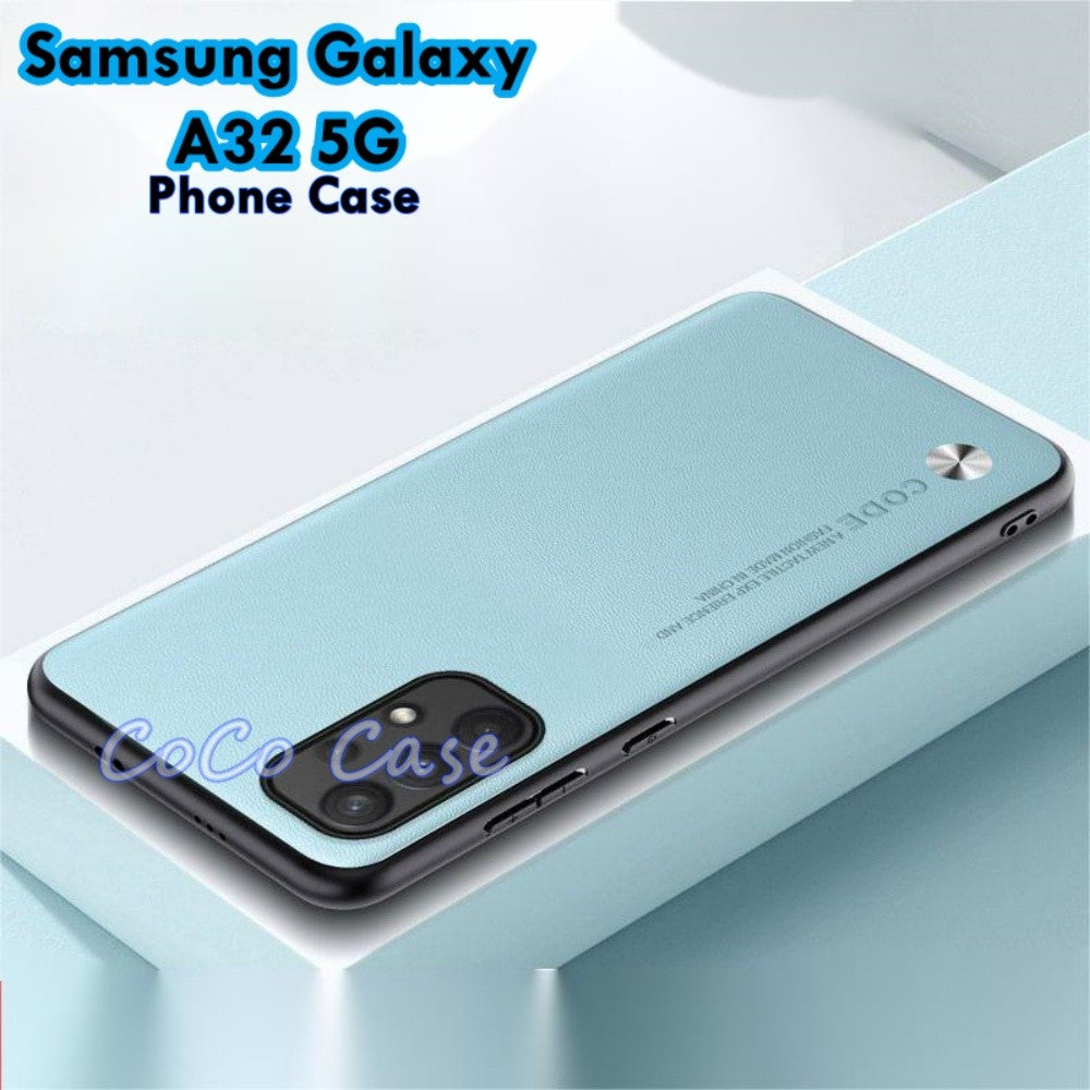 For Samsung Galaxy A32 5G Cover Silicone Professional Full Case Classic Simple Solid Color Phone Case Cover sweatproof