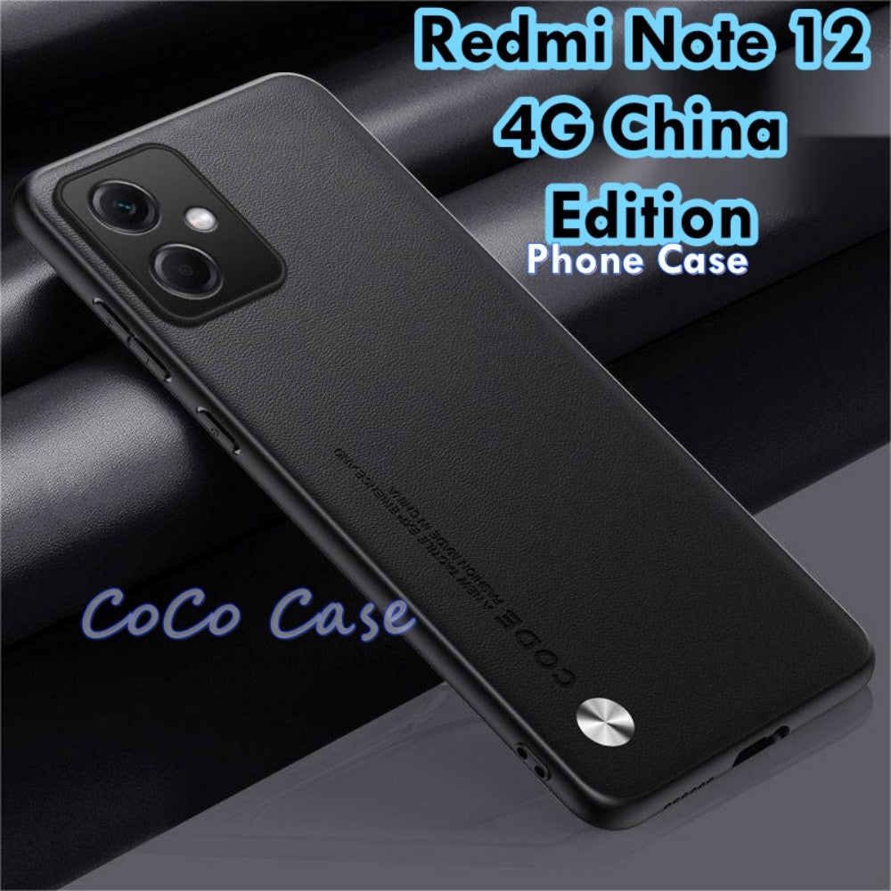 For Redmi Note 12 4G China Edition Cover Silicone Professional Full Case Classic Simple Solid Color Phone Case Cover sweatproof
