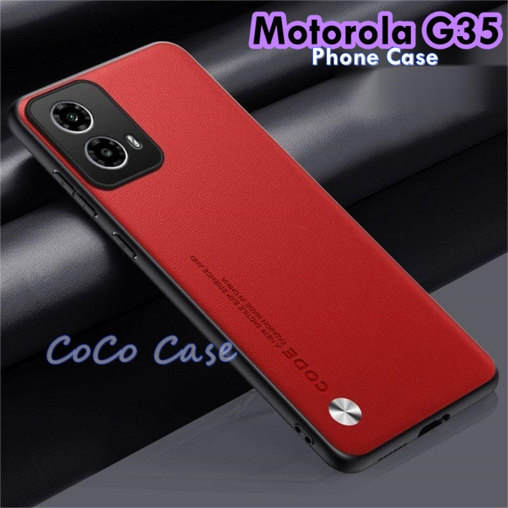 For Motorola G35 Cover Silicone Professional Full Case Classic Simple Solid Color Phone Case Cover sweatproof