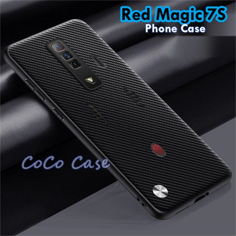 For Red Magic 7S Cover Silicone Professional Full Case Classic Simple Solid Color Phone Case Cover sweatproof