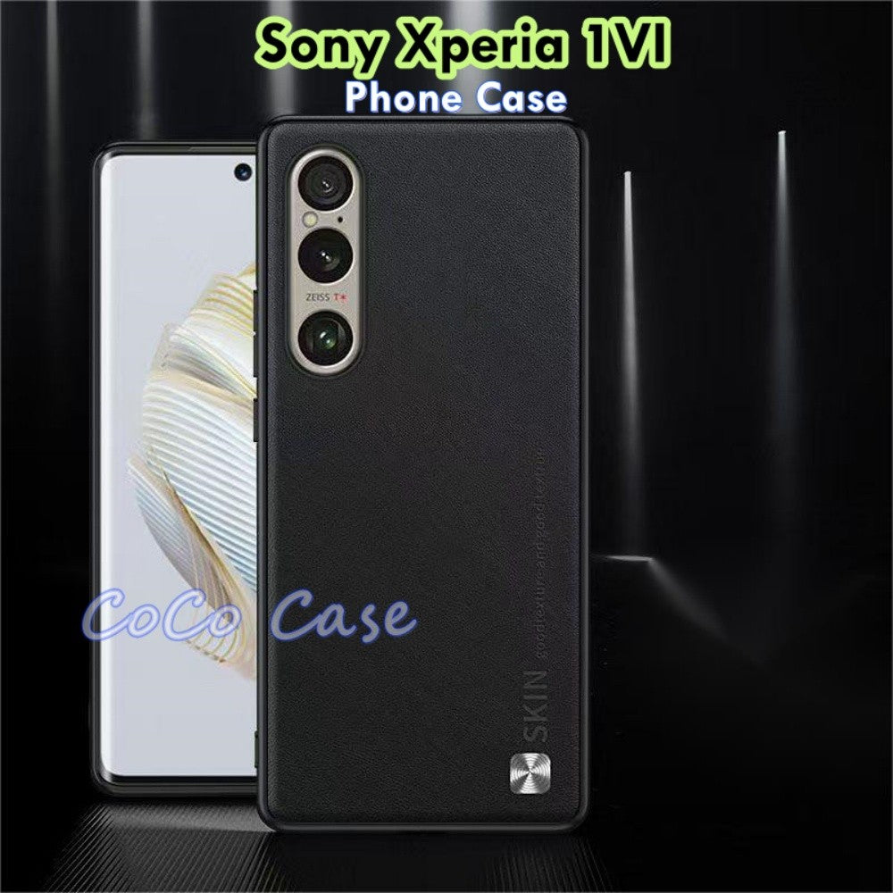 For Sony Xperia 1VI Cover Silicone Professional Full Case Classic Simple Solid Color Phone Case Cover sweatproof