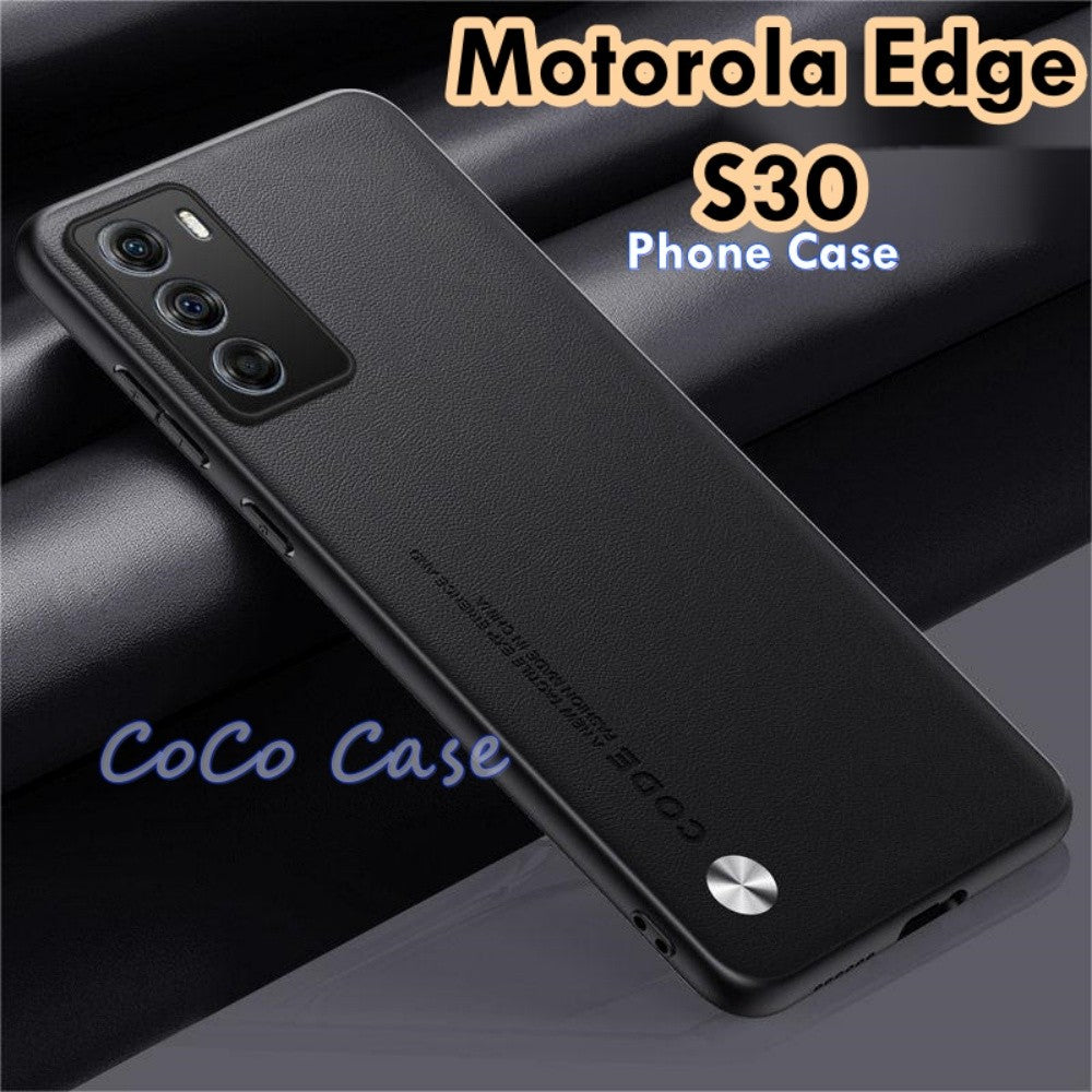 For Motorola Edge S30 Cover Silicone Professional Full Case Classic Simple Solid Color Phone Case Cover sweatproof